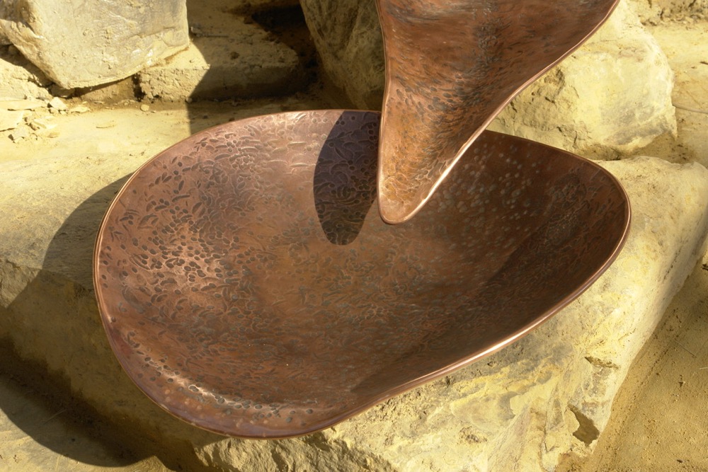 Eltham Library. Beaten Copper