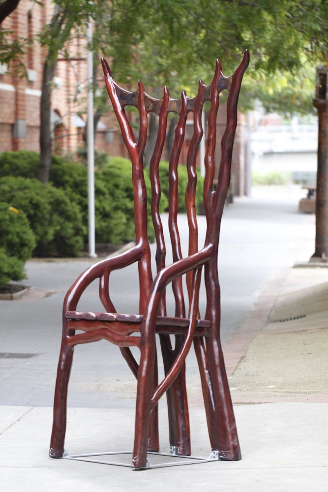 Bendigo Botanical Gardens. Reclaimed Jarrah