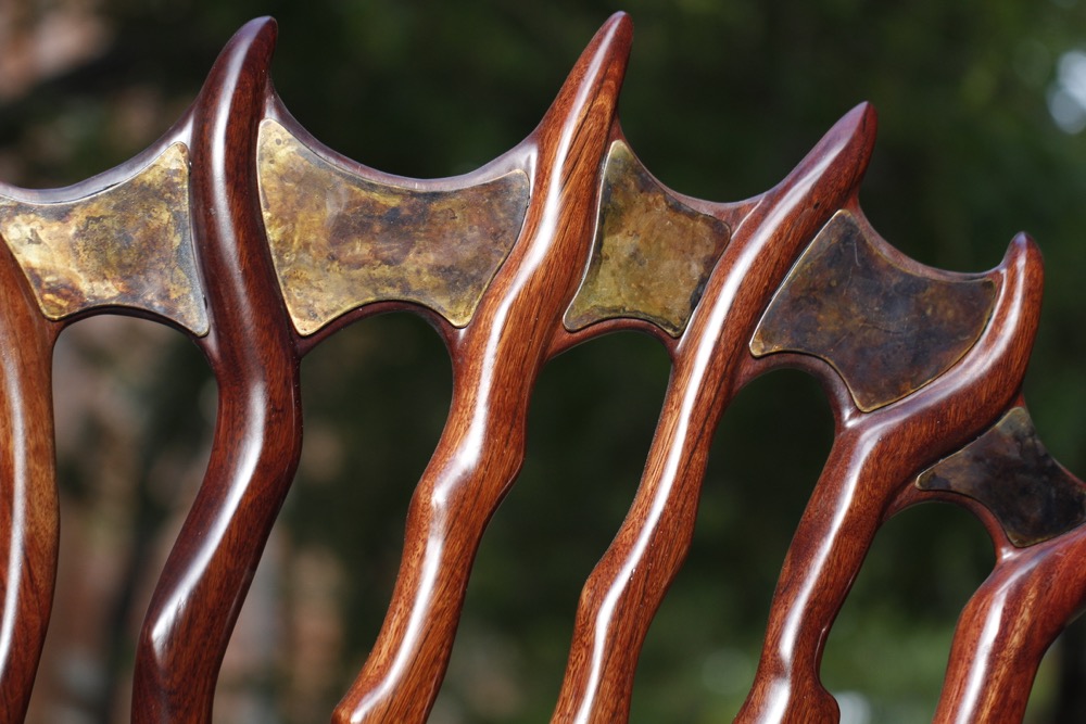 Bendigo Botanical Gardens. Reclaimed Jarrah